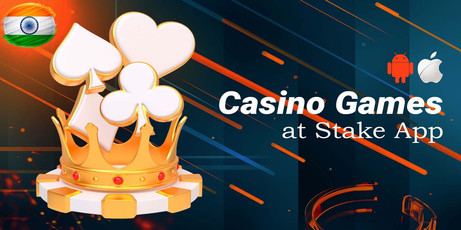 Play casino games on the Stake app